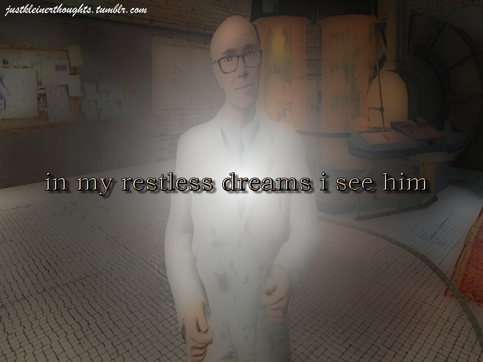 in my restless dreams i see him